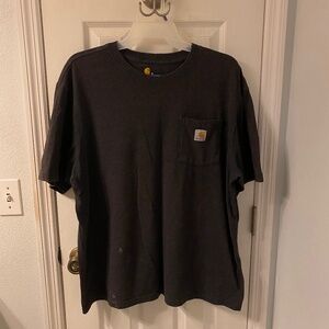 Carhartt XL Dark Gray Short Sleeve Pocket T-Shirt